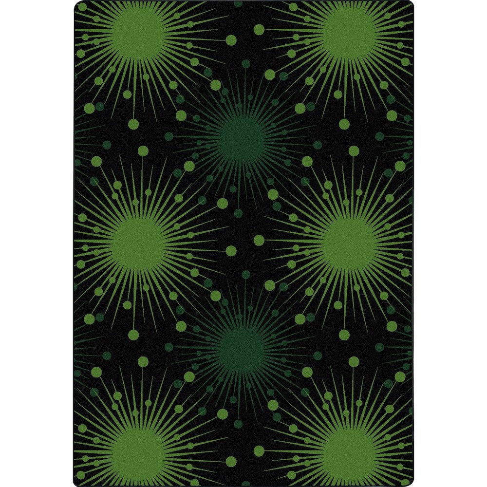 Kaleidoscope Cosmopolitan 10'9" x 13'2" Area Rug in Color Green