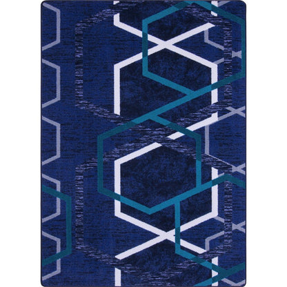 First Take Double Helix 7'8" x 10'9" Area Rug in Color Violet