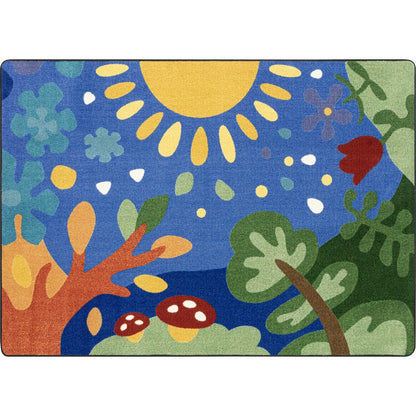 Dream Awhile 7'8" x 10'9" Area Rug in Color Multi