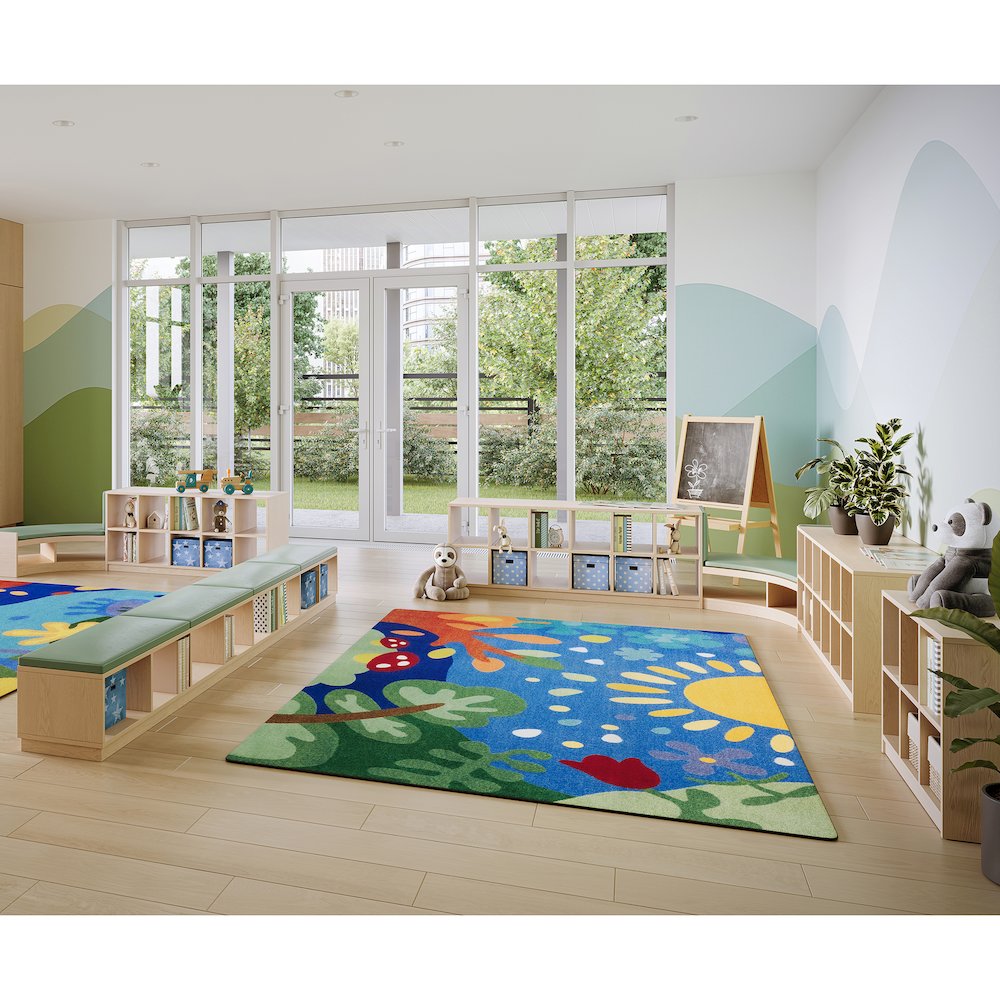 Dream Awhile 7'8" x 10'9" Area Rug in Color Multi