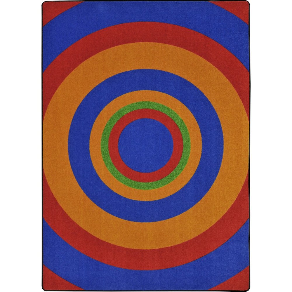 Kid Essentials Fascinate 10'9" x 13'2" Area Rug in Color Primary