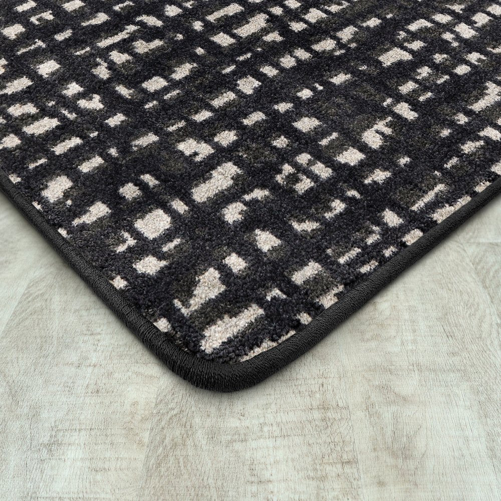 WorkSpace Fool's Gold 7'8" x 10'9" Area Rug in Color Onyx
