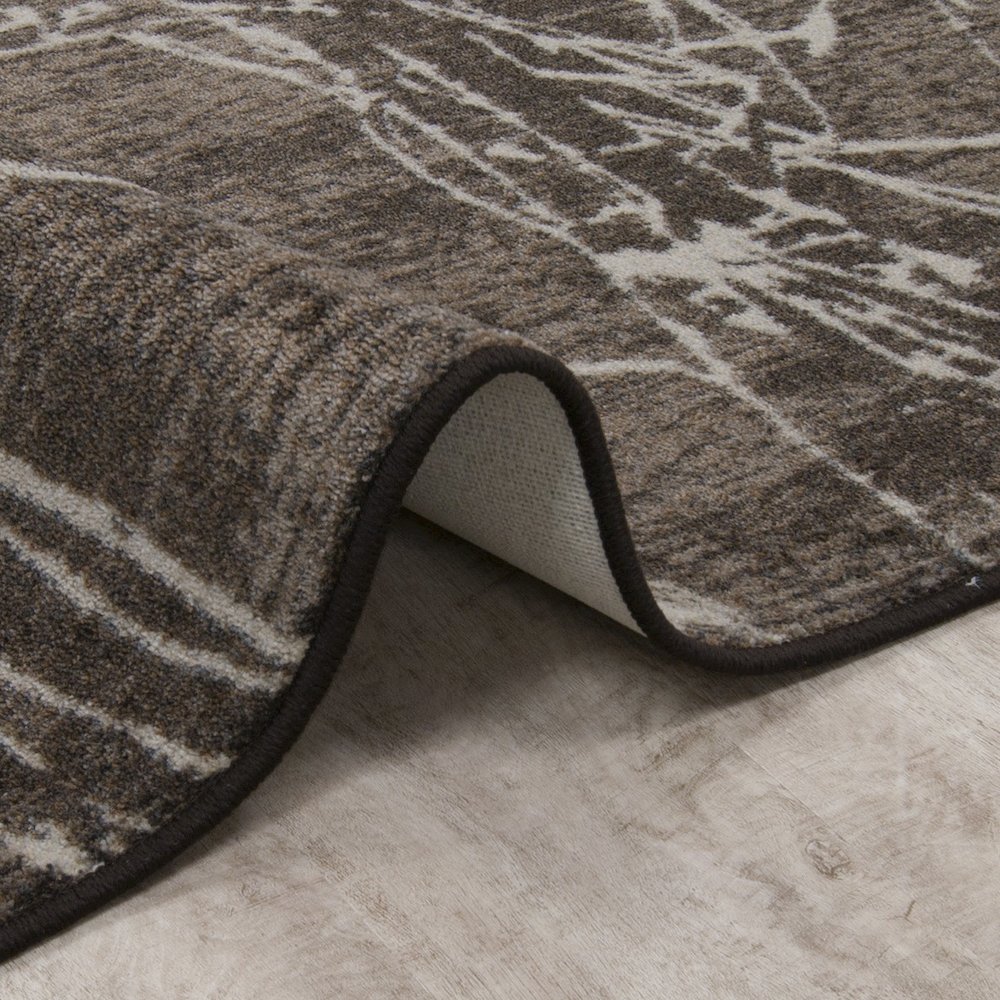 First Take Fractured 7'8" x 10'9" Area Rug in Color Umber