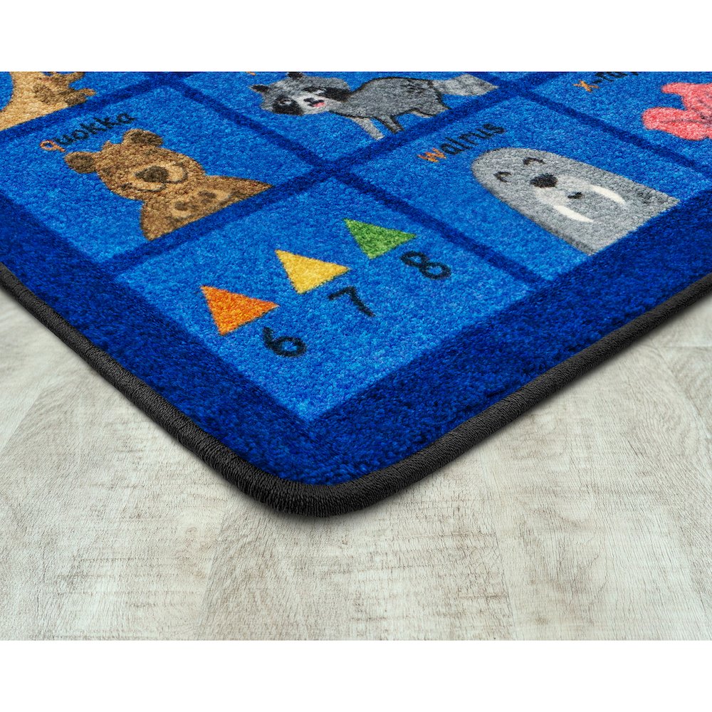 Friendly Phonics Animals 10'9" x 13'2" Area Rug in Color French
