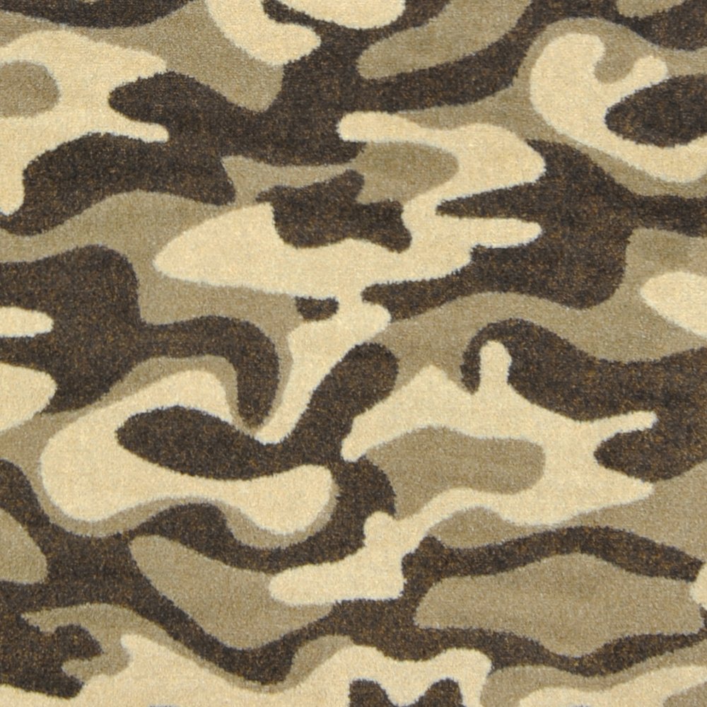 Kaleidoscope Funky Camo 7'8" x 10'9" Area Rug in Color Desert