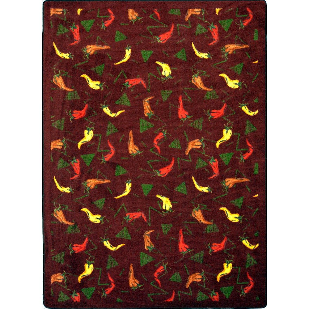 Kaleidoscope Jalapeno Fiesta 10'9" x 13'2" Area Rug in Color Garnet