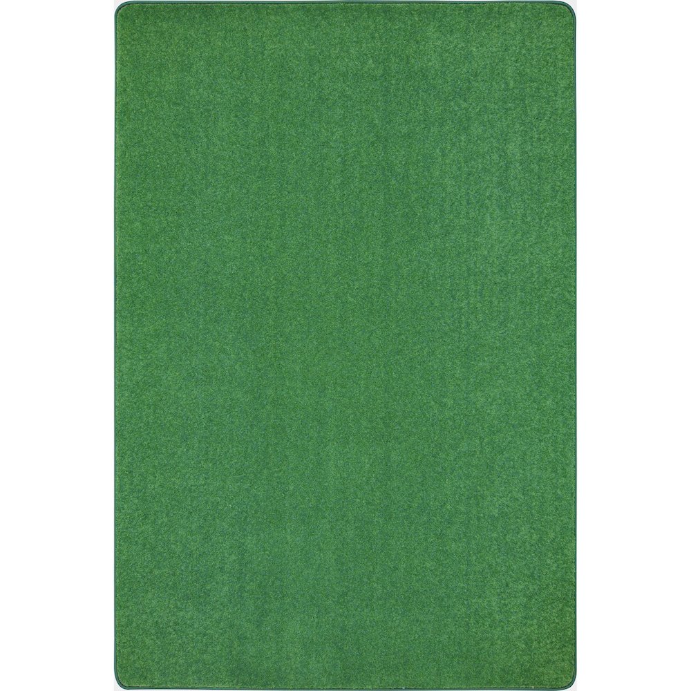 Kid Essentials Just Kidding 12' x 6' Area Rug in Color Grass Green