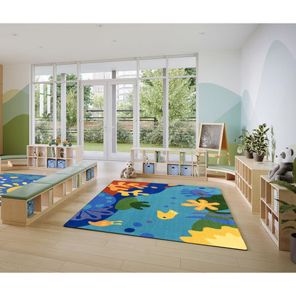 Just Pretend 10'9" x 13'2" Area Rug in Color Multi