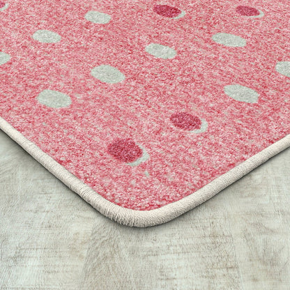Claremont Kids Little Moons 7'8" x 10'9" Area Rug in Color Blush