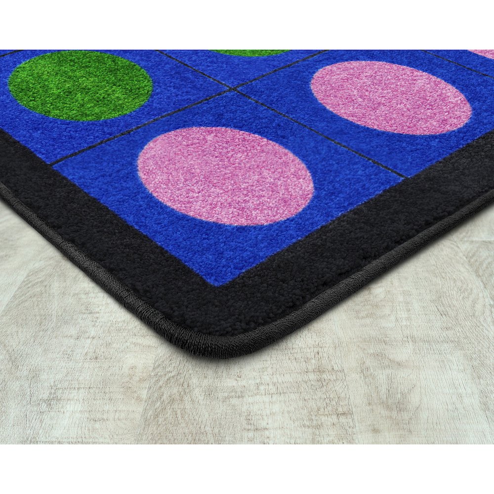Kid Essentials Lots of Dots 7'8" x 10'9" Area Rug in Color Multi