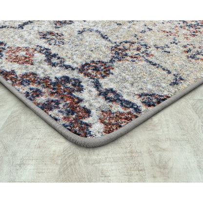 Mojave Bloom 7'8" x 10'9" Area Rug in Color Sunset