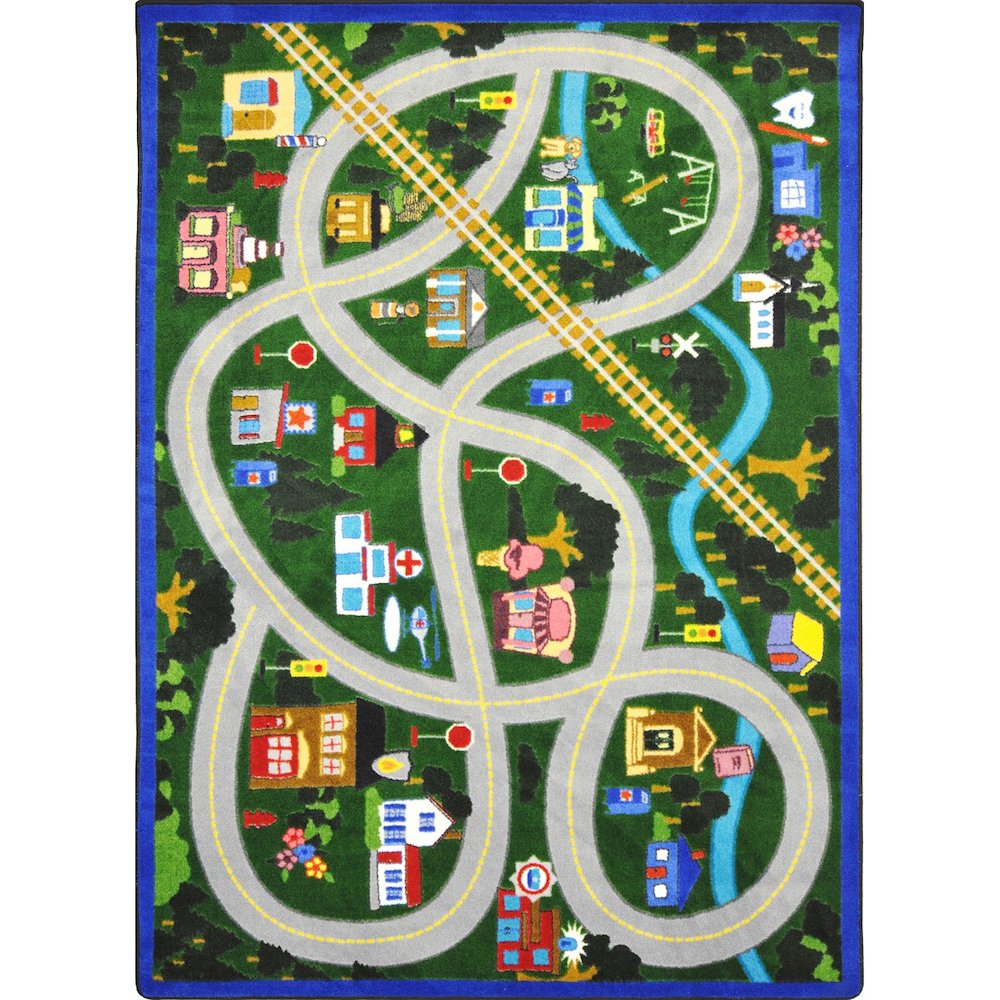 Kid Essentials My Community Helpers 10'9" x 13'2" Area Rug in Color Multi