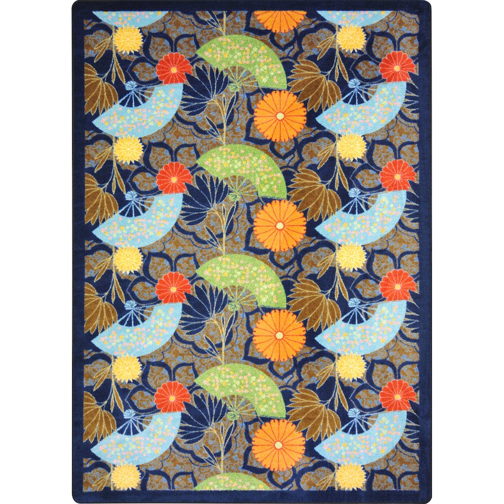 Kaleidoscope Pacific Rim 7'8" x 10'9" Area Rug in Color Brown