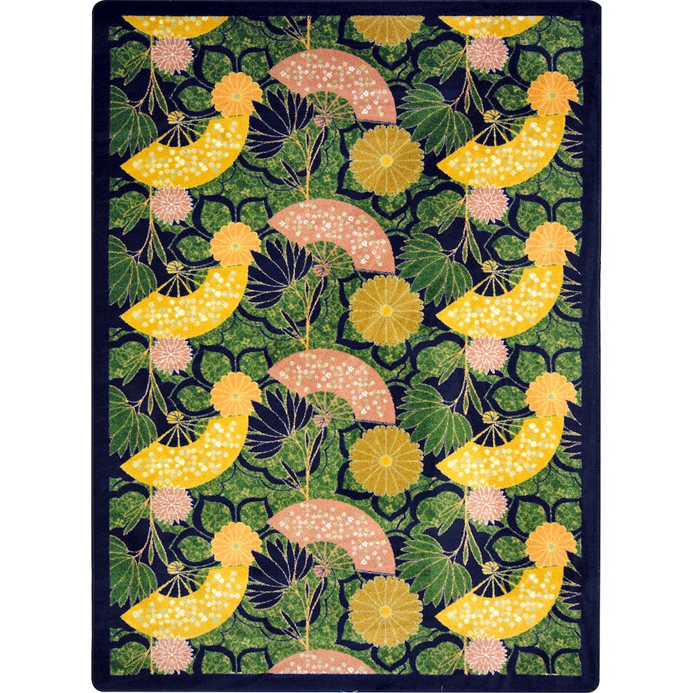 Kaleidoscope Pacific Rim 7'8" x 10'9" Area Rug in Color Olive