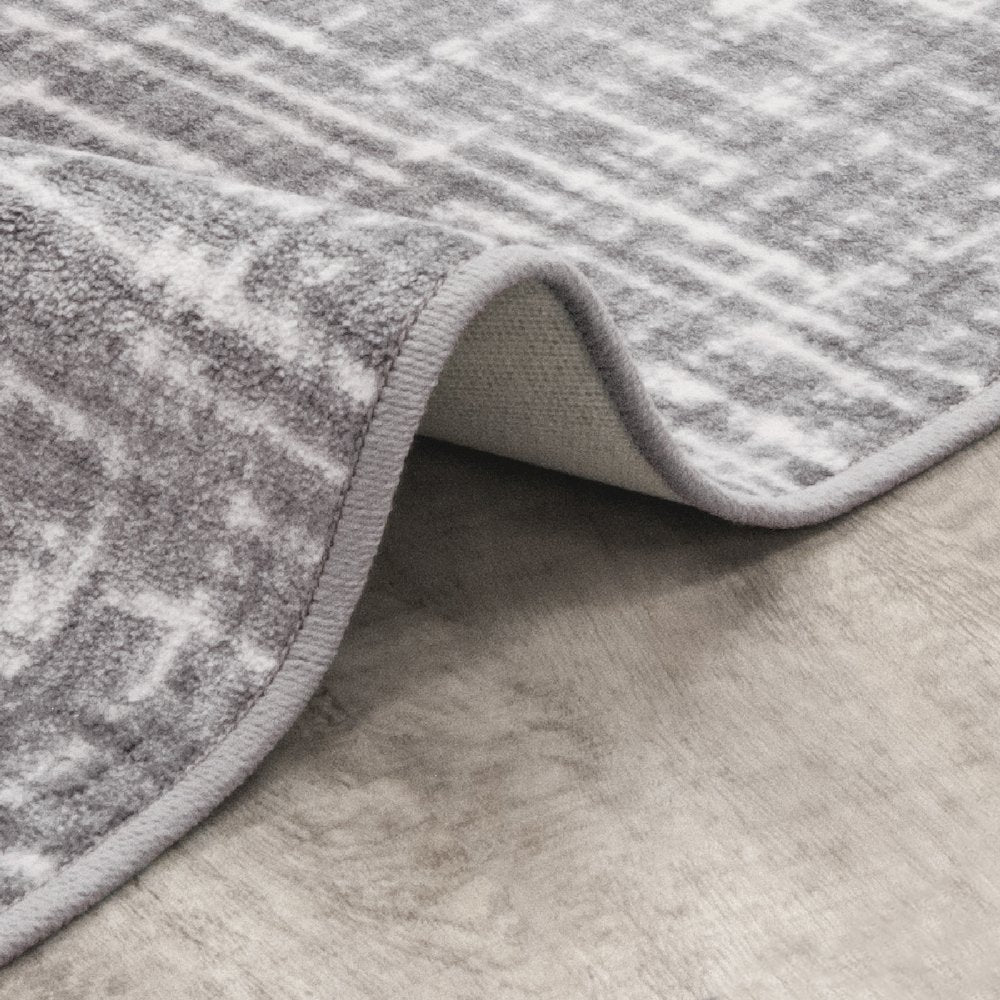 Impressions Past Tense 7'8" x 10'9" Area Rug in Color Morning Fog