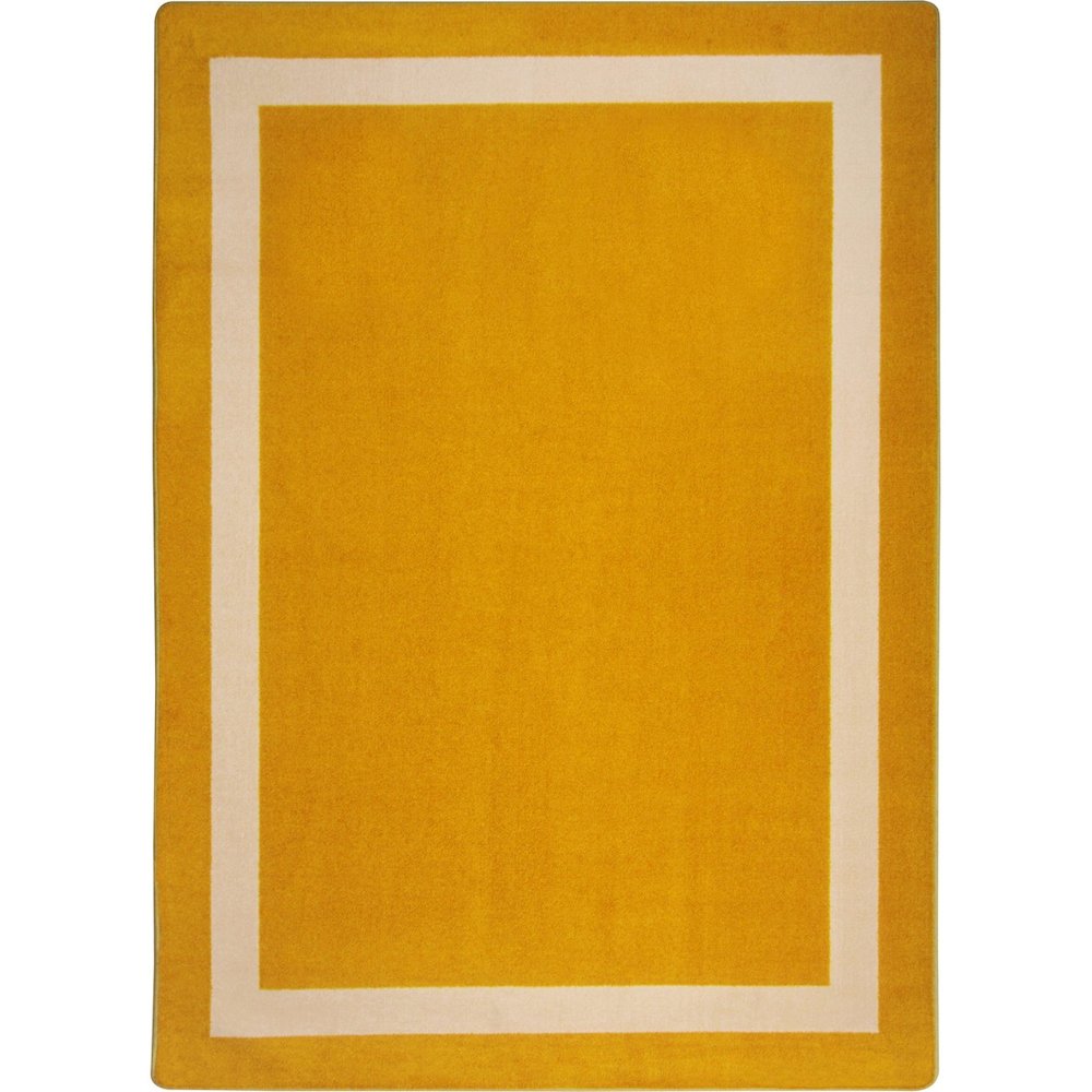 Kid Essentials Portrait 7'8" x 10'9" Area Rug in Color Goldenrod