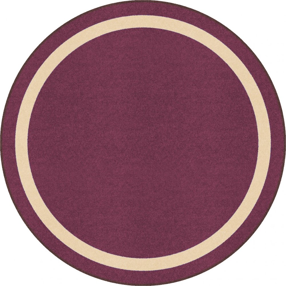 Kid Essentials Portrait 13'2" Round Area Rug in Color Heather