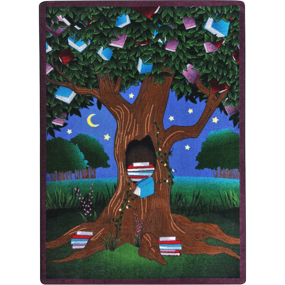 Kid Essentials Reading Tree 10'9" x 13'2" Area Rug in Color Multi