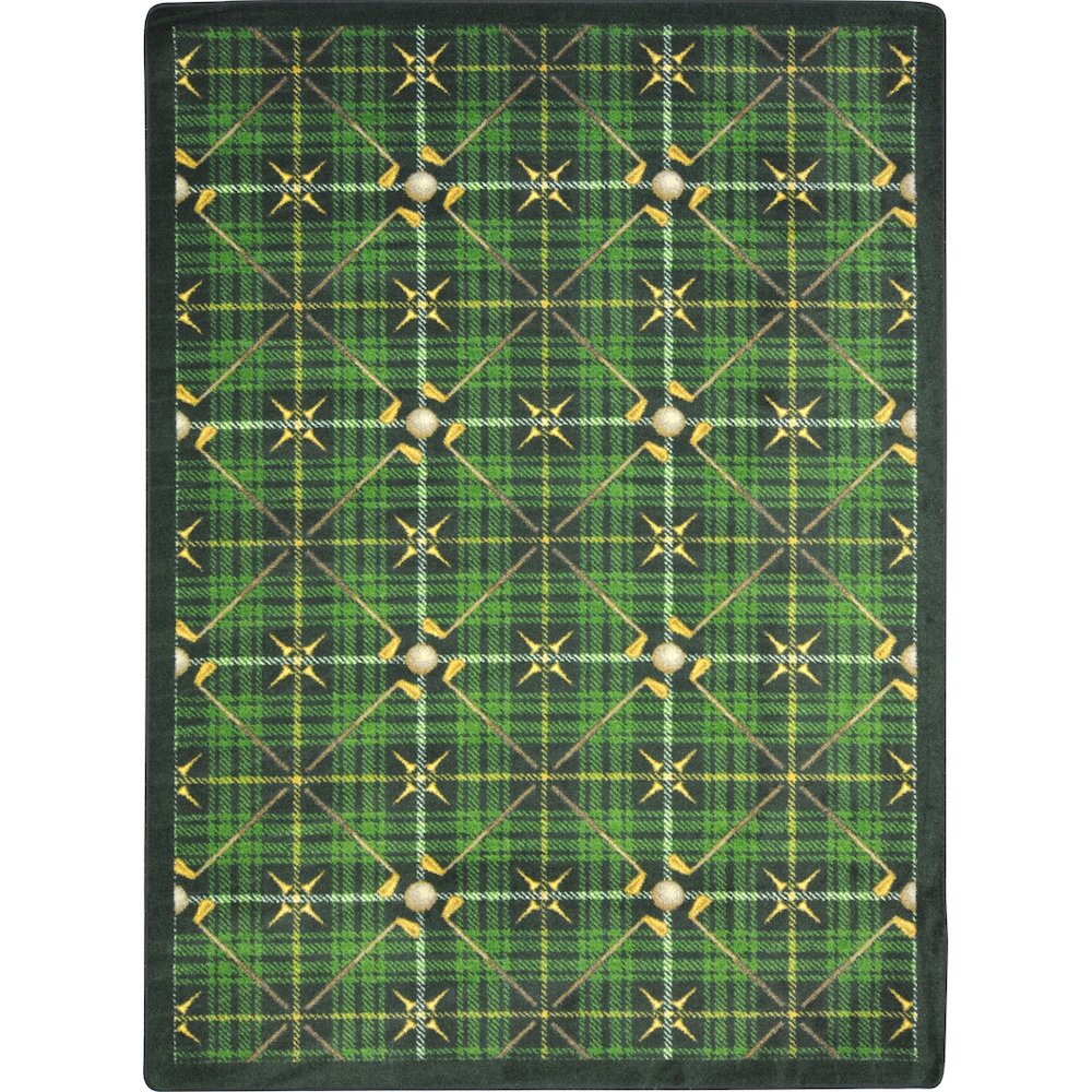 Games People Play Saint Andrews 7'8" x 10'9" Area Rug in Color Pine