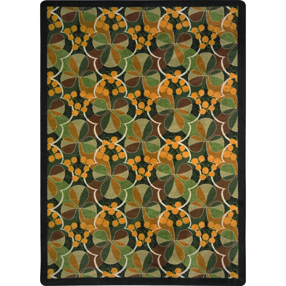 Kaleidoscope Shamrock 7'8" x 10'9" Area Rug in Color Multi