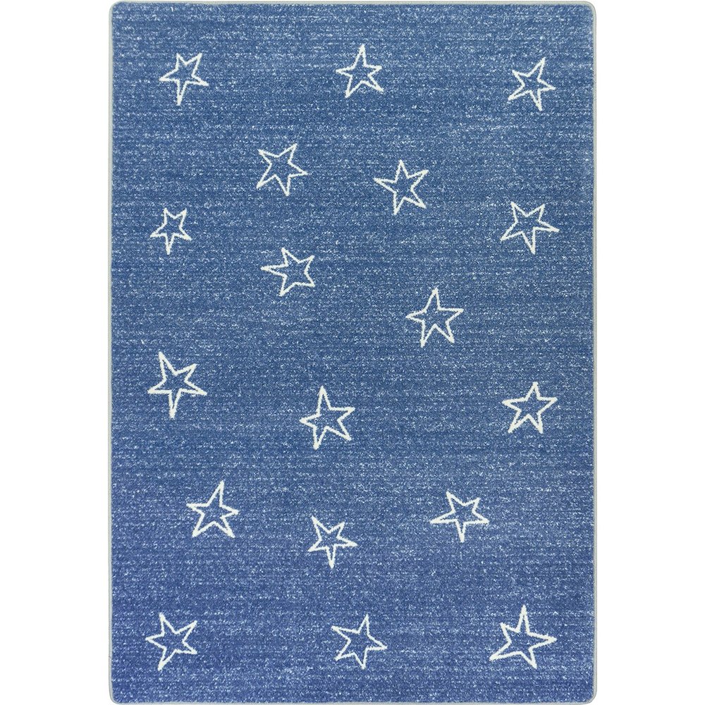 Claremont Kids Shine On 7'8" x 10'9" Area Rug in Color Blue Skies