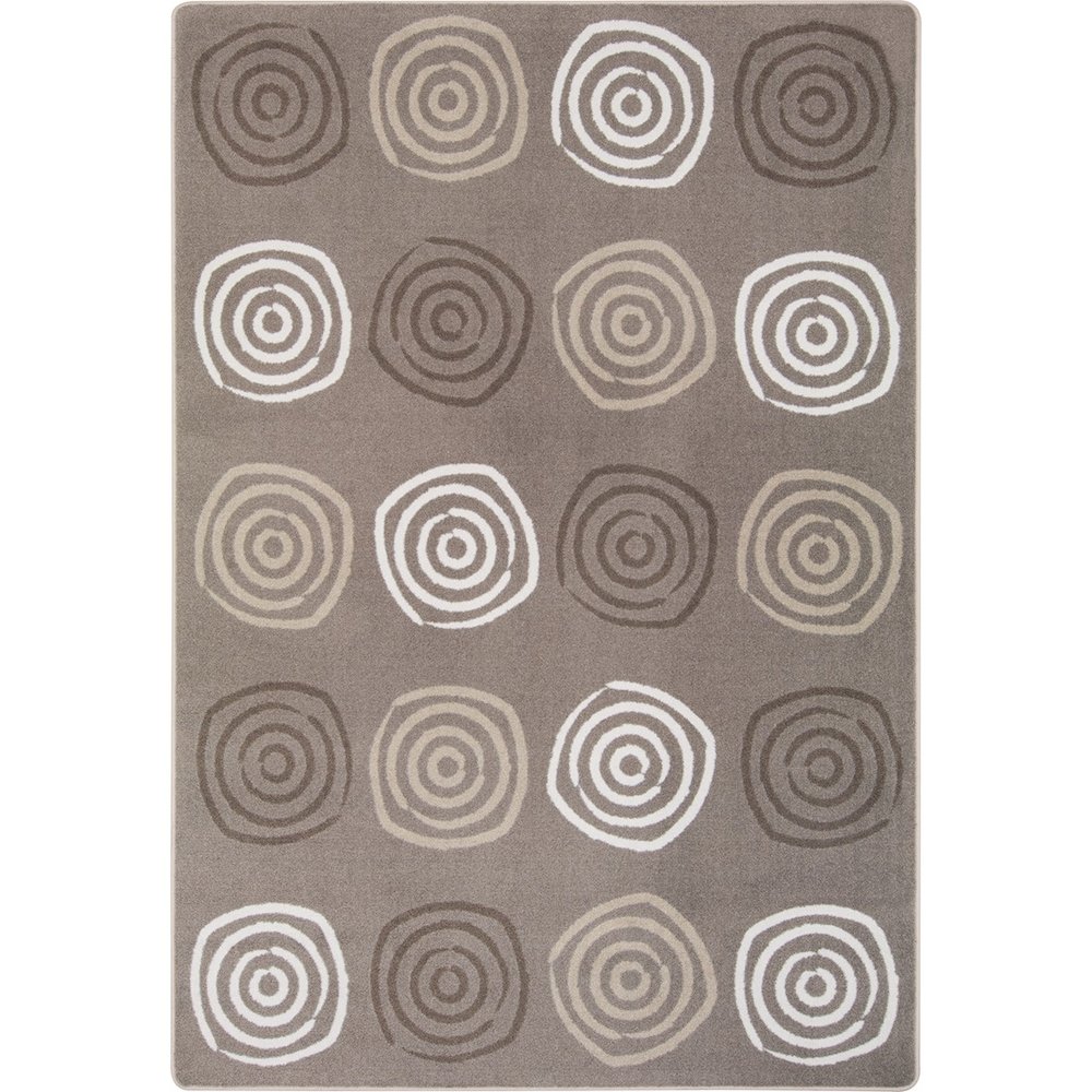 Kid Essentials Simply Swirls 10'9" x 13'2" Area Rug in Color Neutral