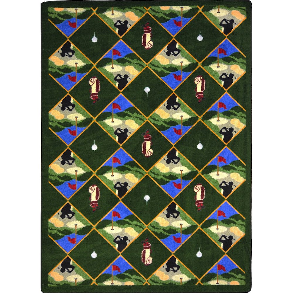 Games People Play Spike N' Tee 7'8" x 10'9" Area Rug in Color Multi