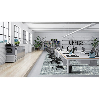 WorkSpace Stretched Thin 7'8" x 10'9" Area Rug in Color Cloudy