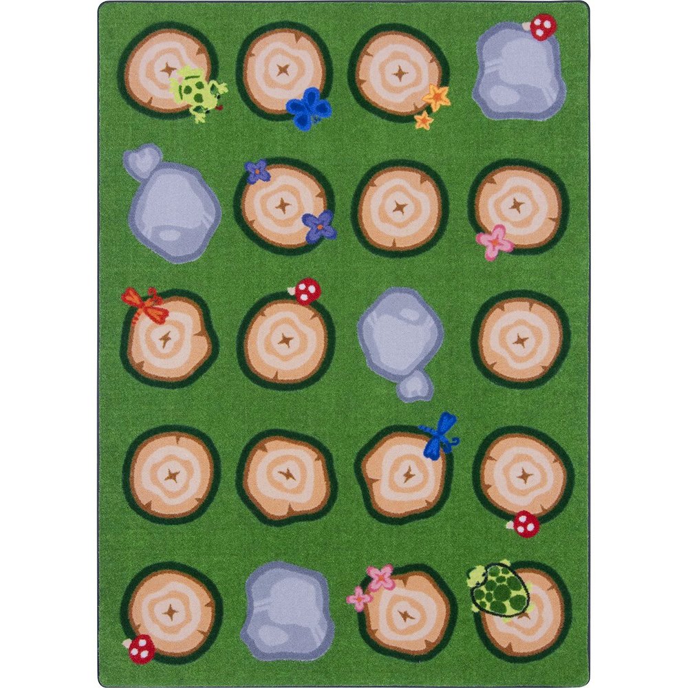 Kid Essentials Stumped 10'9" x 13'2" Area Rug in Color Multi