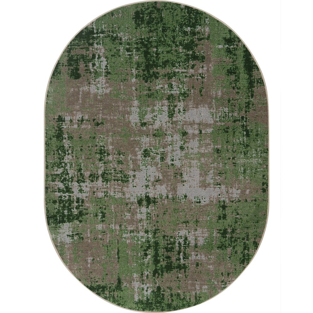 Kid Essentials Terra Mae 10'9" x 13'2" Oval Area Rug in Color Meadow