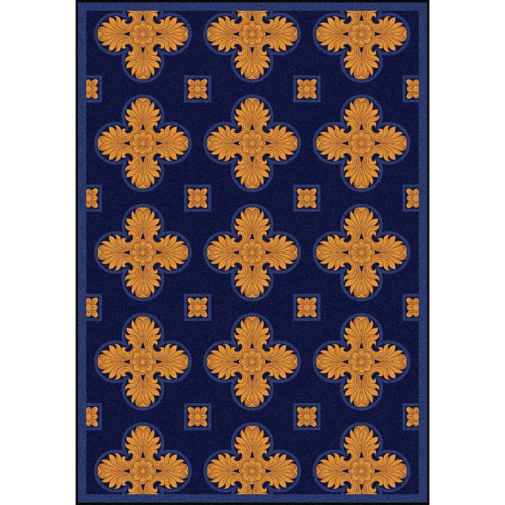 Any Day Matinee Tivoli 7'8" x 10'9" Area Rug in Color Navy