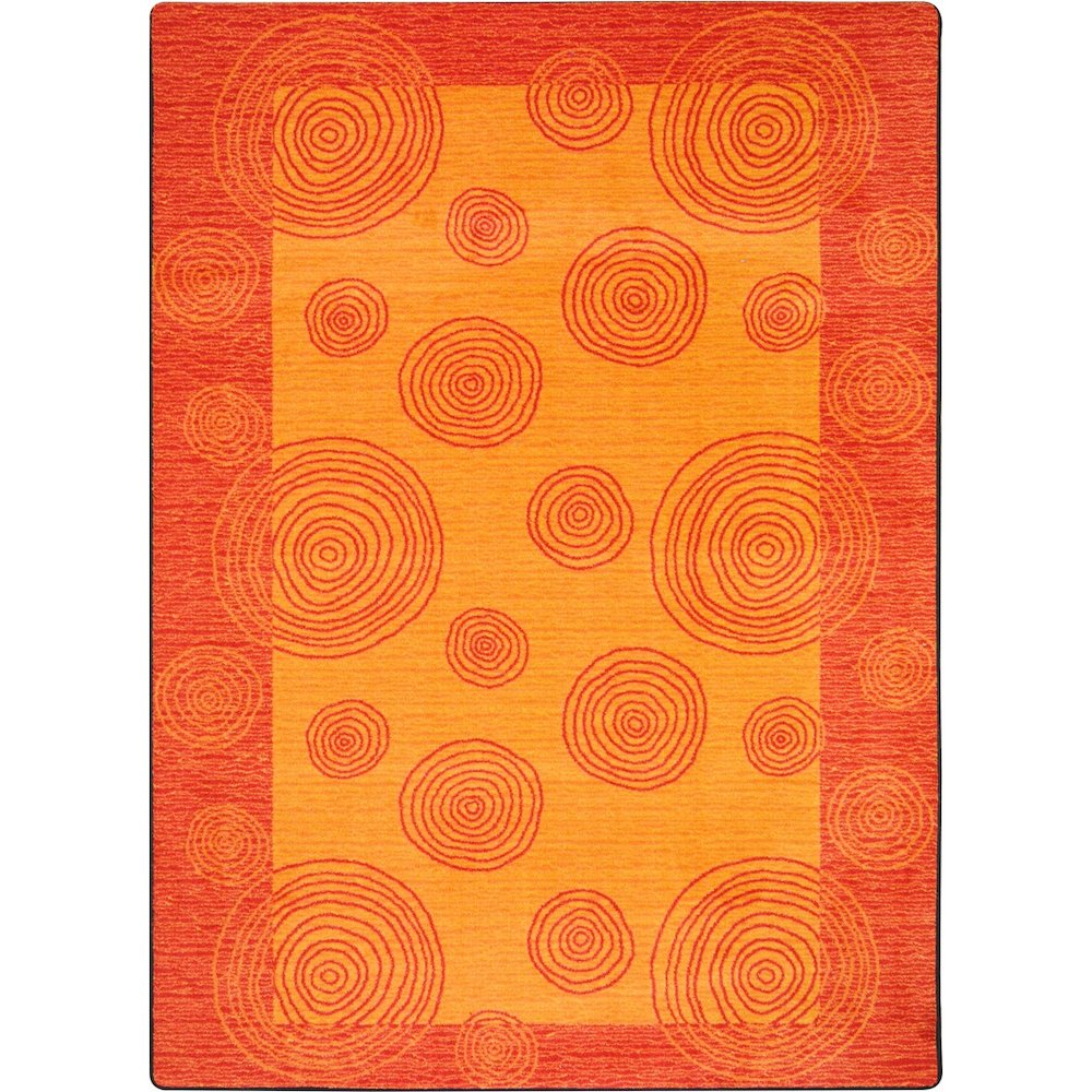 Kid Essentials Whimzi 7'8" x 10'9" Area Rug in Color Orange