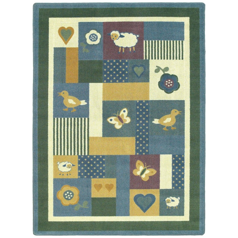 Kid Essentials Baby Love 10'9" x 13'2" Area Rug in Color Soft