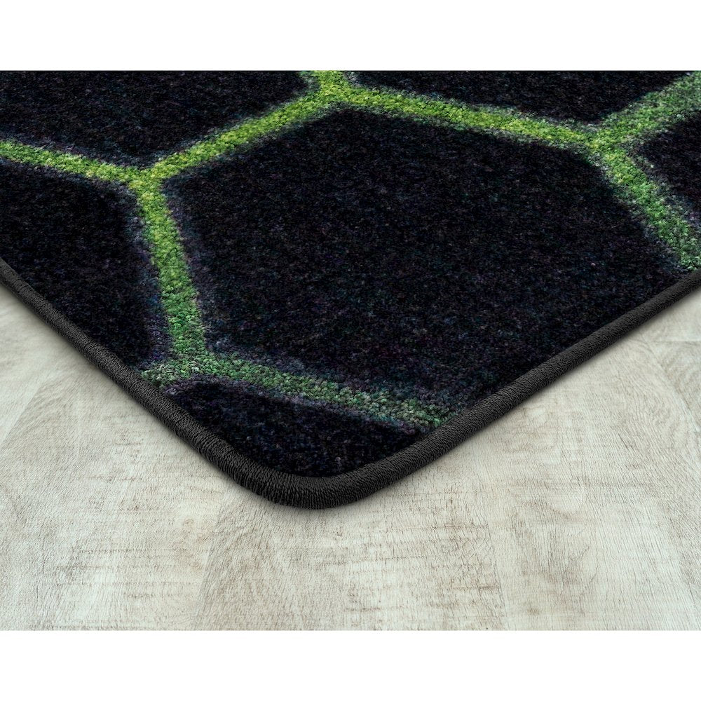 Kid Essentials Breakout 10'9" x 13'2" Area Rug in Color Emerald