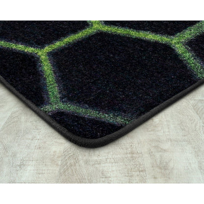 Kid Essentials Breakout 10'9" x 13'2" Area Rug in Color Emerald