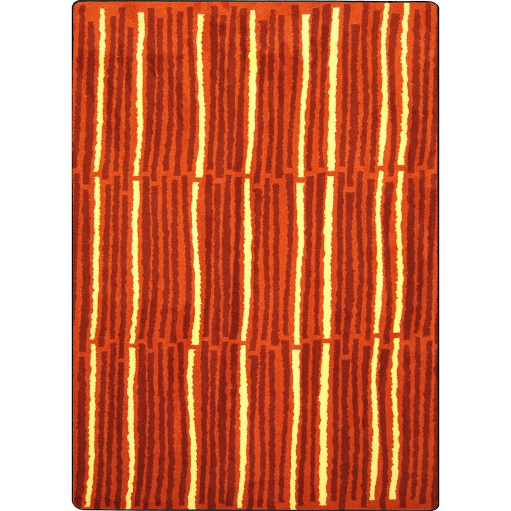 Kid Essentials Cascade 10'9" x 13'2" Area Rug in Color Orange
