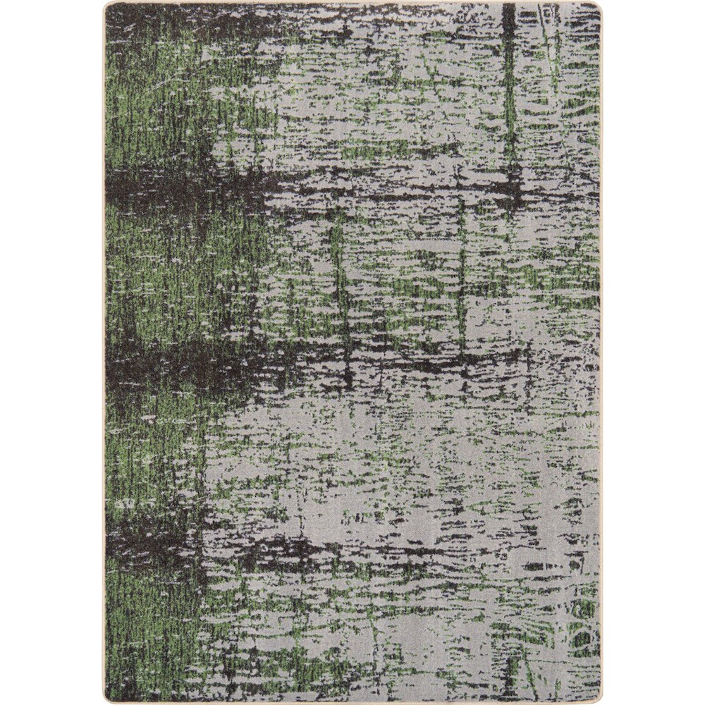 Kid Essentials Coastal Canvas 10'9" x 13'2" Area Rug in Color Spanish Moss