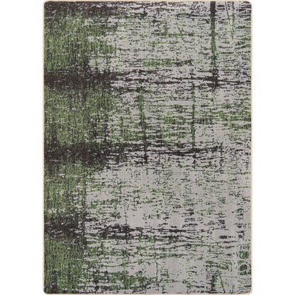 Kid Essentials Coastal Canvas 10'9" x 13'2" Area Rug in Color Spanish Moss