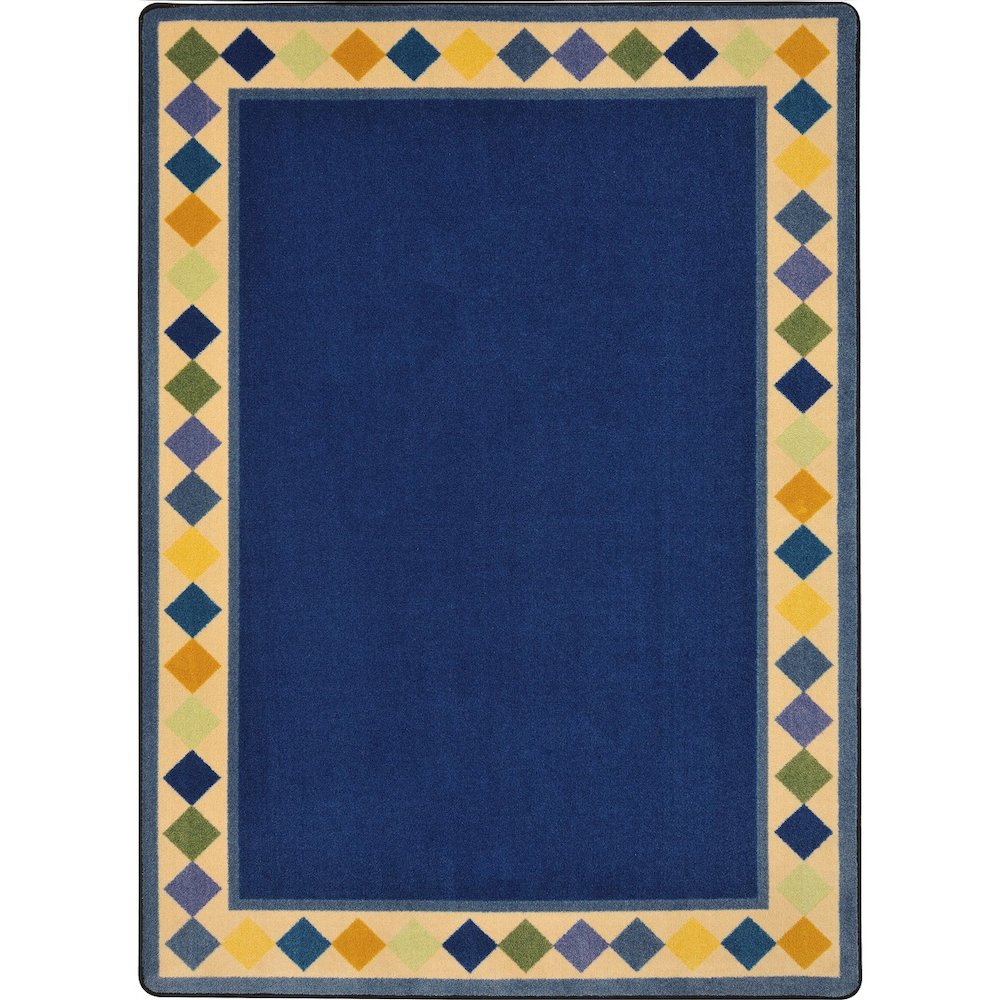 Kid Essentials Delightful Diamonds 10'9" x 13'2" Area Rug in Color Multi