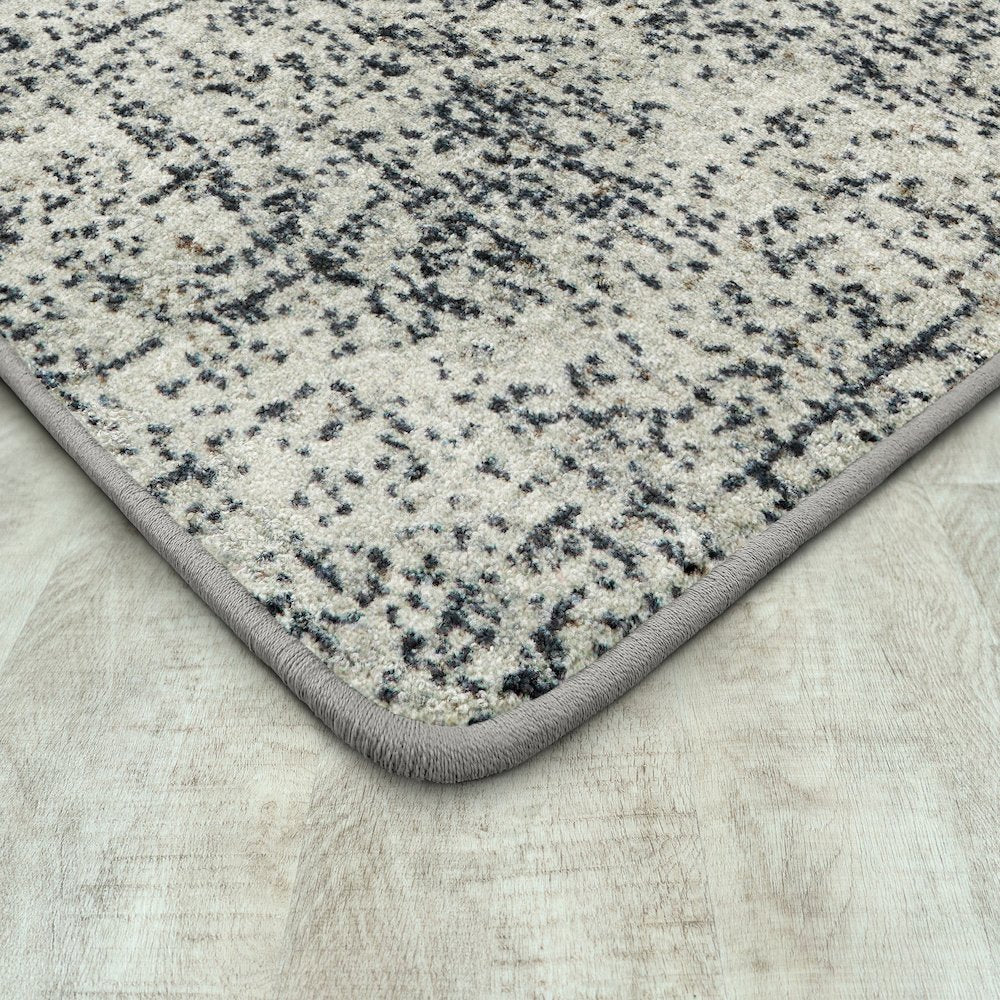 WorkSpace Etched In Stone 10'9" x 13'2" Area Rug in Color Fog