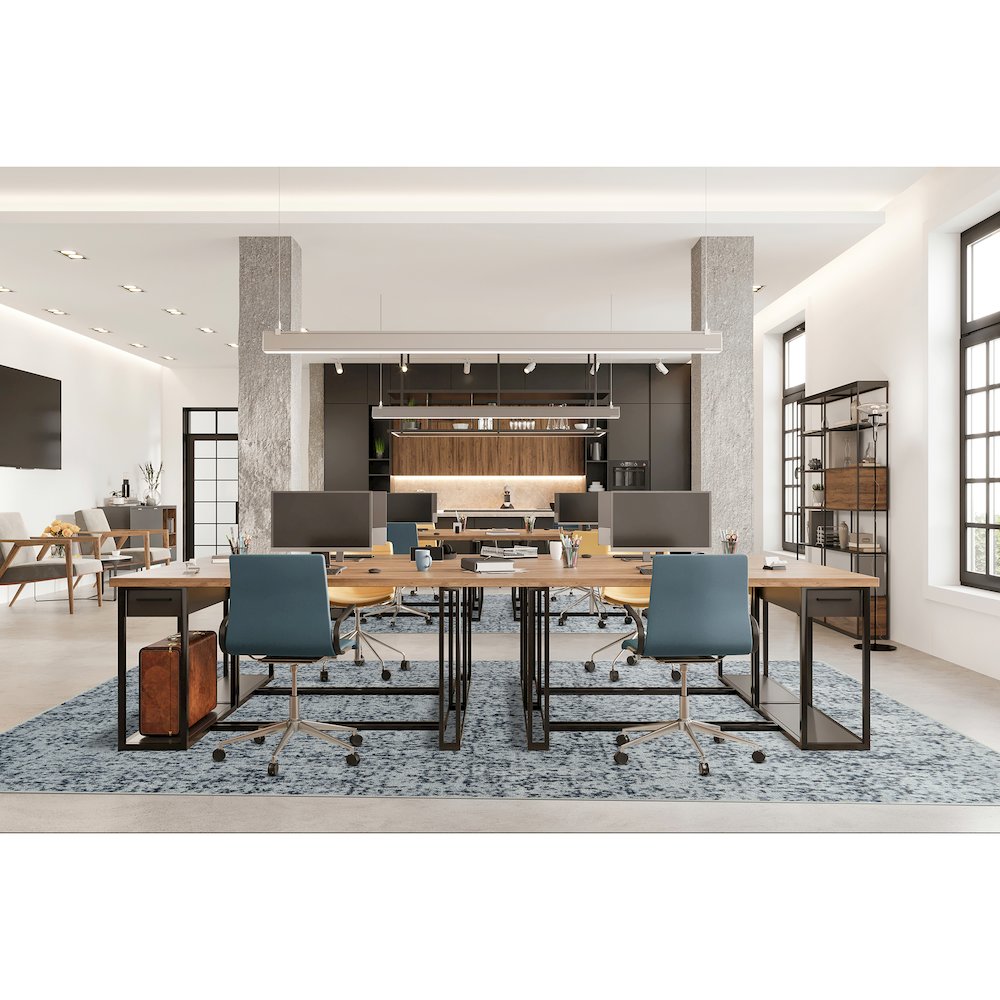 WorkSpace Etched In Stone 10'9" x 13'2" Area Rug in Color Mist