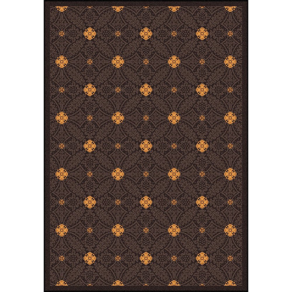 Any Day Matinee Fort Wood 10'9" x 13'2" Area Rug in Color Brown
