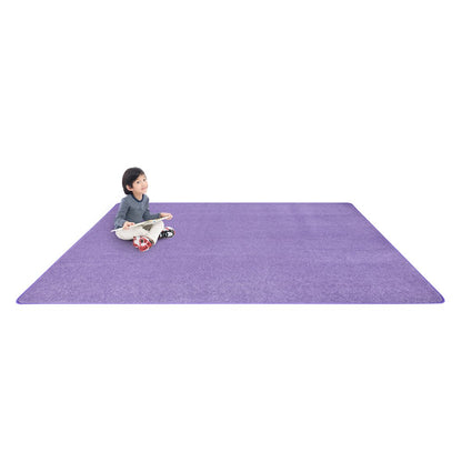 Kid Essentials Just Kidding 12' x 7'6" Area Rug in Color Very Violet