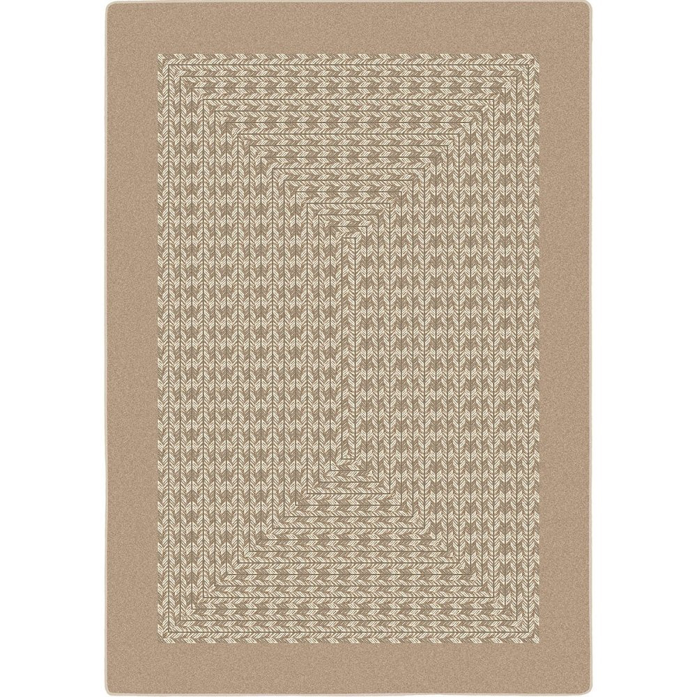Kid Essentials Like Home 10'9" x 13'2" Area Rug in Color Beige
