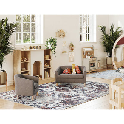 Mojave Bloom 10'9" x 13'2" Area Rug in Color Sunset