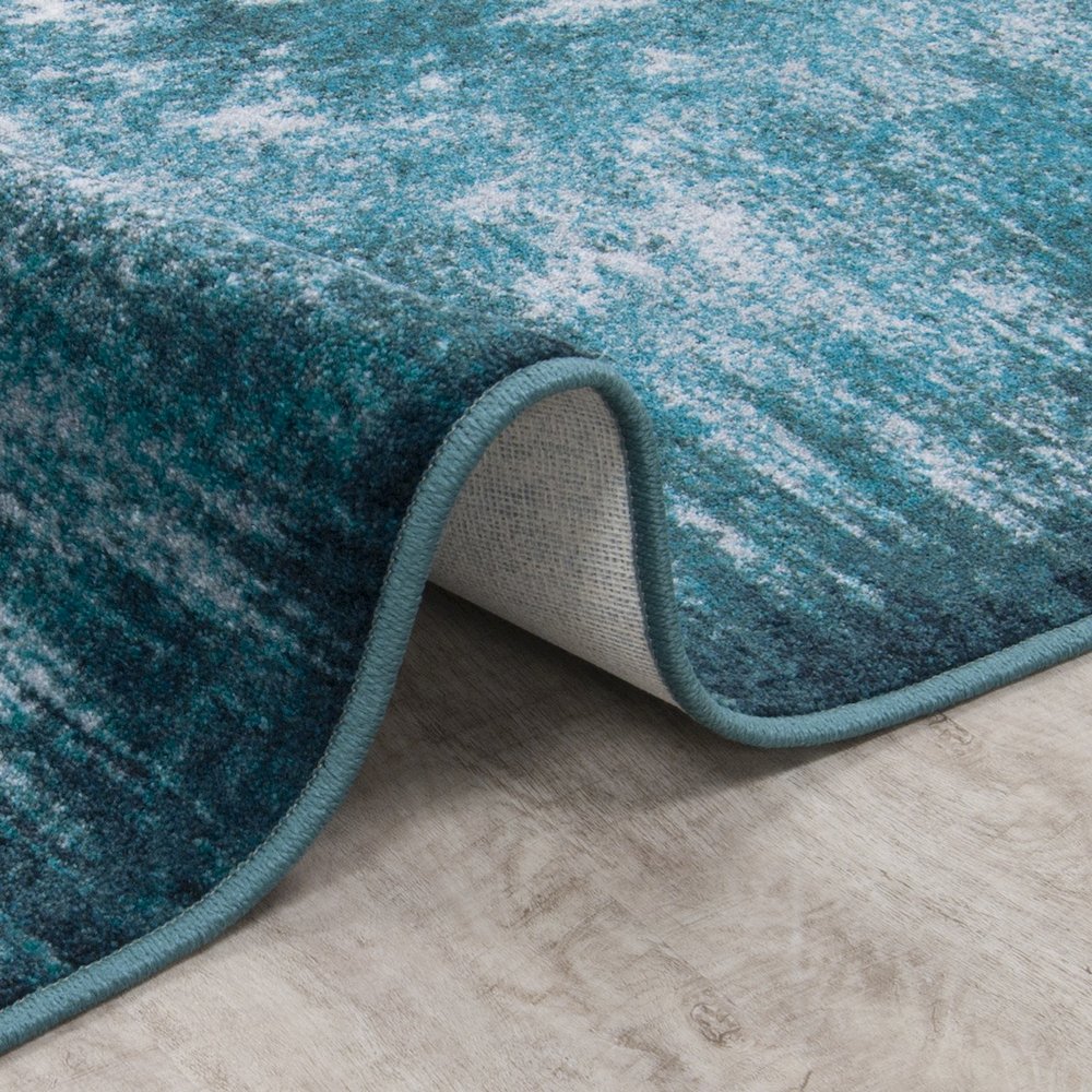 First Take On The Edge 10'9" x 13'2" Area Rug in Color Riviera