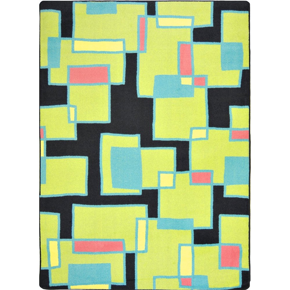 Kid Essentials Outside the Box 10'9" x 13'2" Area Rug in Color Tropical