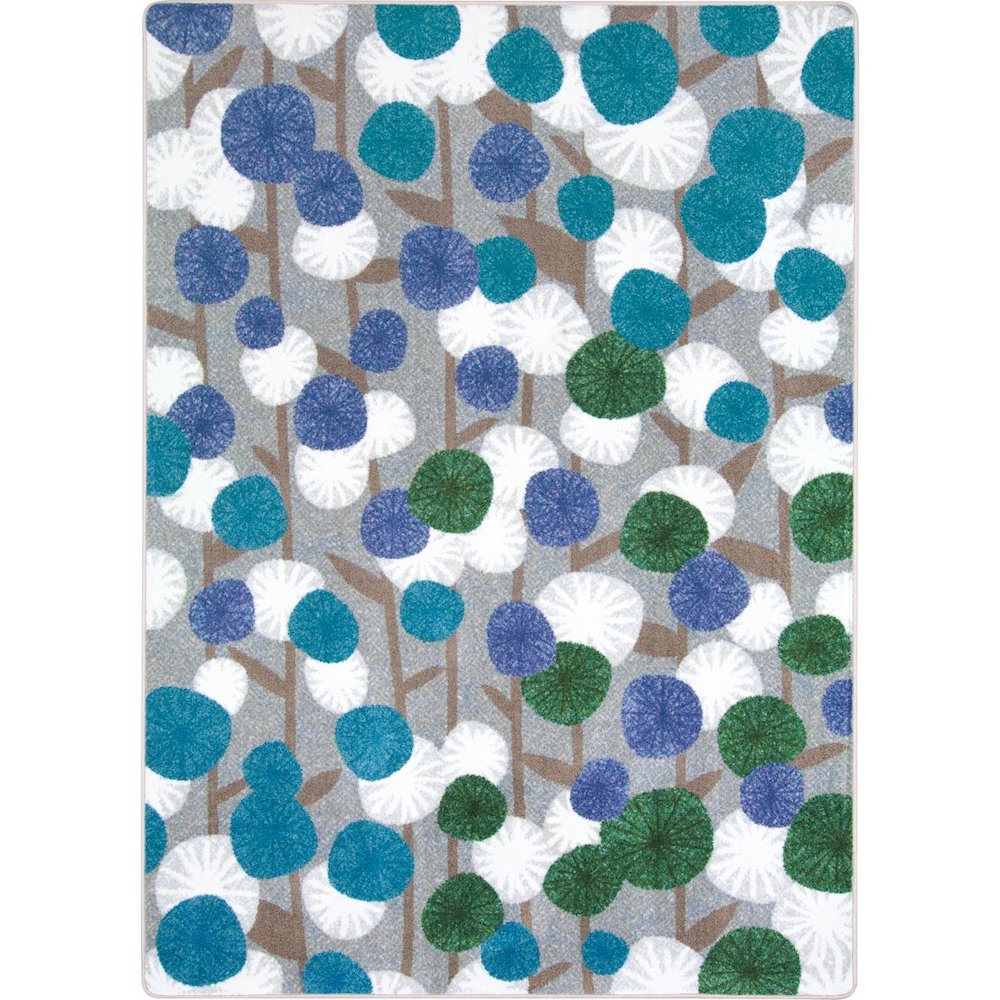 First Take Posy Grove 10'9" x 13'2" Area Rug in Color Peacock