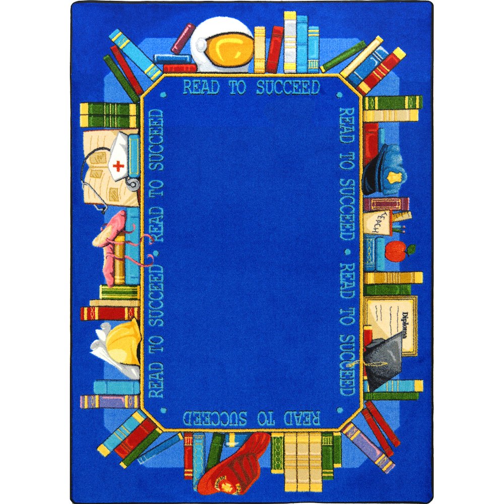 Kid Essentials Read to Succeed 10'9" x 13'2" Area Rug in Color Multi