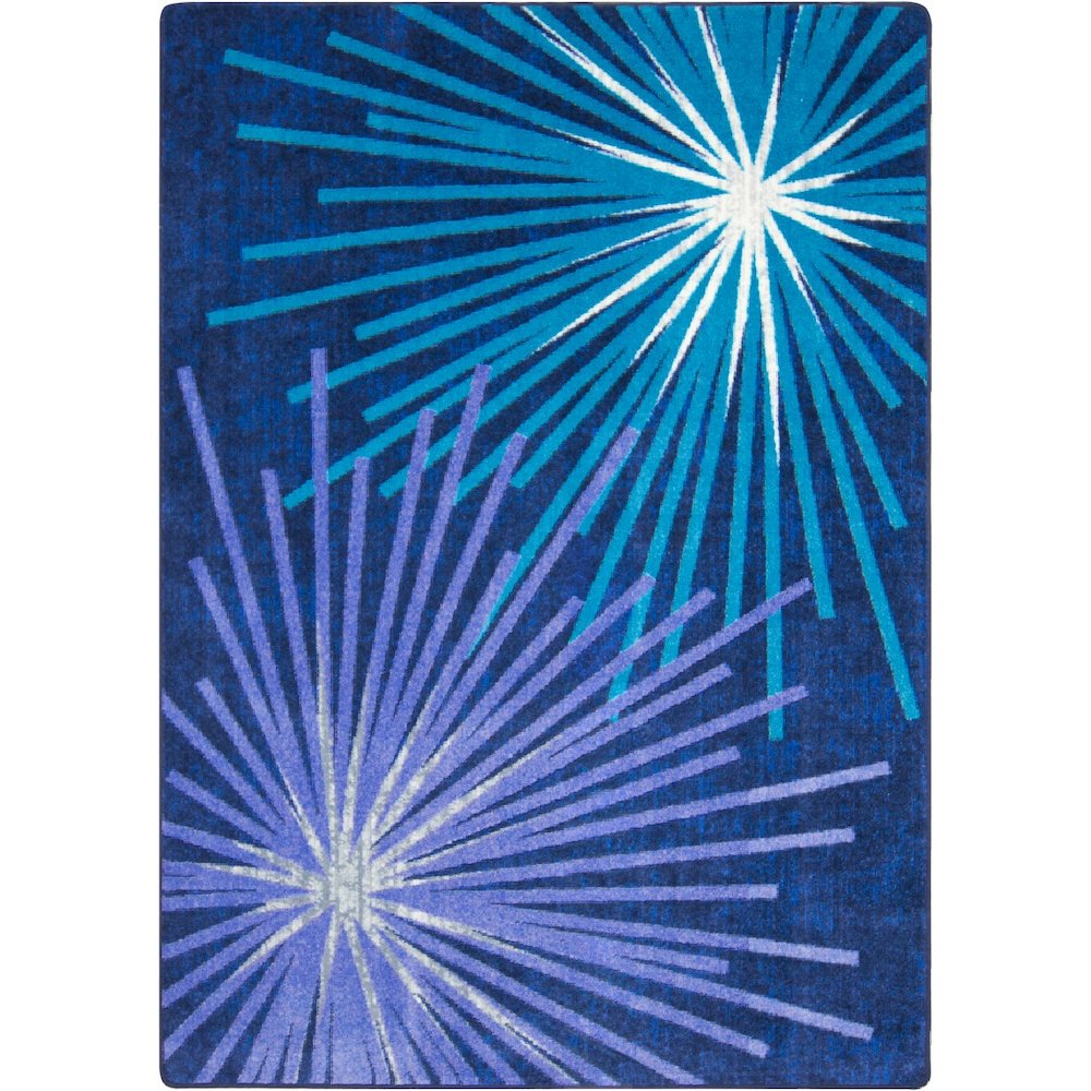 First Take Sputnik 10'9" x 13'2" Area Rug in Color Violet
